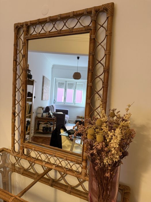 Espelho bambu 66x90cm