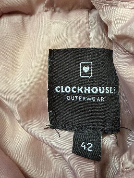 Różowa pudrowo różowa kurtka wiosenna/jesienna C&A Clockhouse
