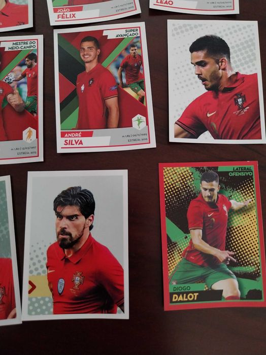 Conjunto 12 cromos da Seleção Portuguesa de Futebol (Fome de Vencer)