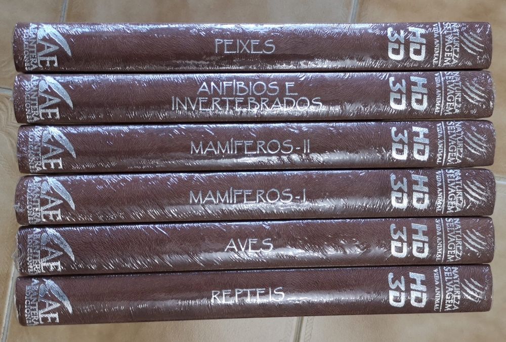 6 Livros - Natureza Selvagem vida animal