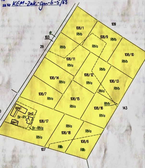 Dzialka budowlana  pod Wawa.