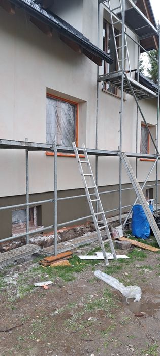 Styropian, elewacja,struktura