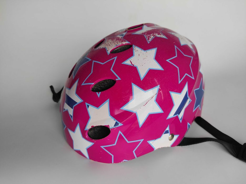 Детский защитный шлем котелок, размер 48-51см, велосипедный