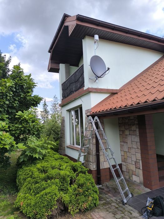Anteny TV Montaz Ustawianie Serwis  - satelita naziemna internetowa starlink