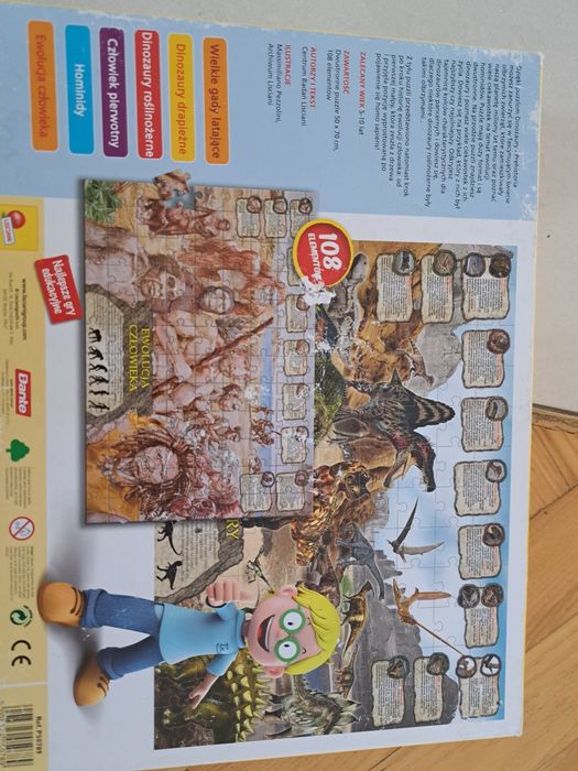 Puzzle Dinozaury i prehistoria