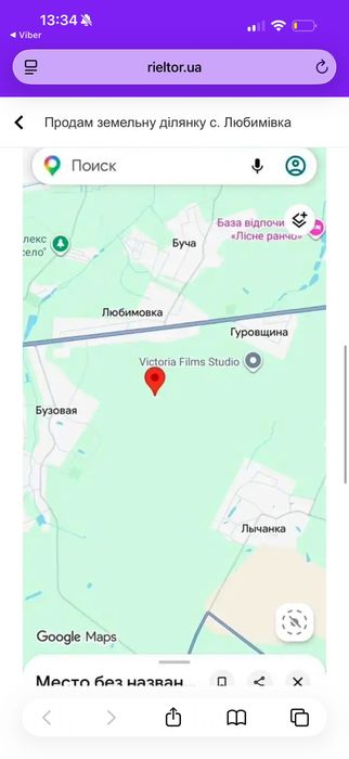 ЗЕМЕЛЬНА ділянка під забудову 1,14 га | Любимівка | 1 км до Житомирської траси