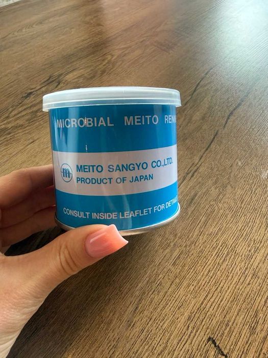 Молокозгортаючий фермент для виробництва (ренін, пепсин) Мейто Meito 100 грамів