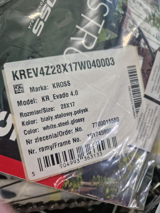 Kross Evado 4.0 Damski Biały - Stalowy Połysk NOWY