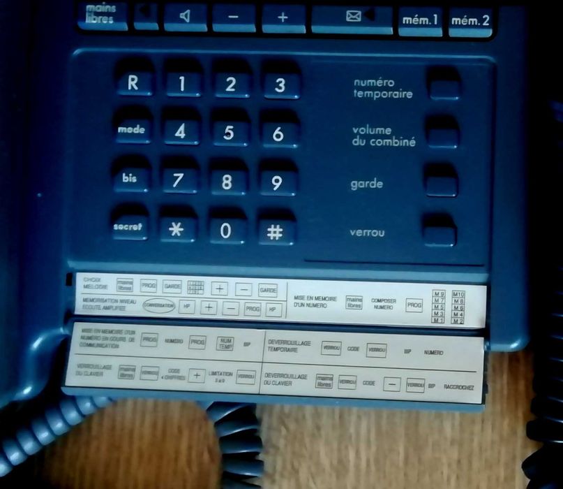 Telefone mini central analógica mais telefone- Alcatel Profissionnel