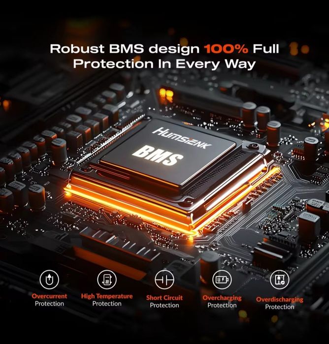 Акумулятор lifepo4 12V 100Ah Humsienk  1280Wh