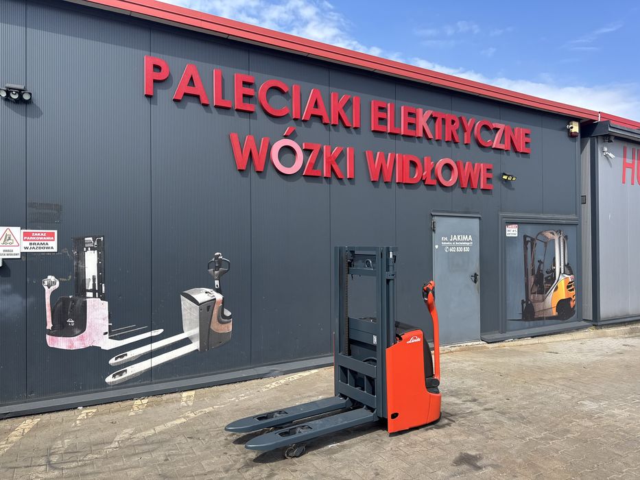 Paleciak elektryczny Linde L 12 i 2018 r 1200 kg 200 cm wózek Linde