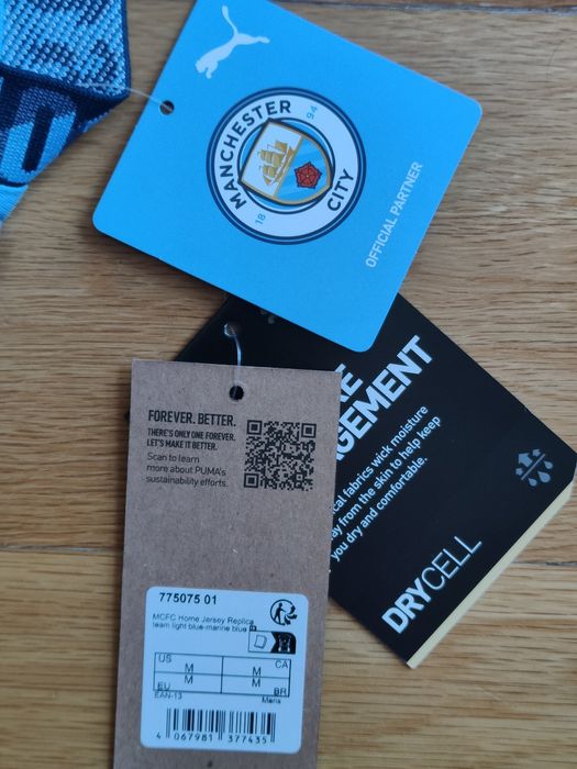 Camisola futebol adulto original Puma Manchester City home nova