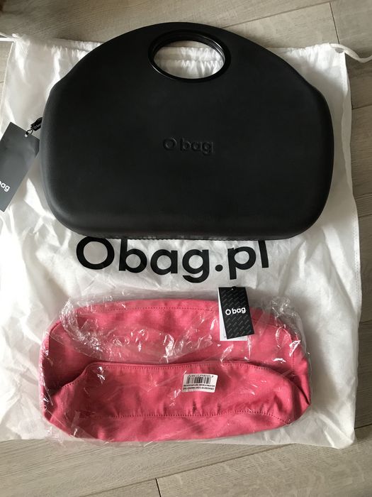 O bag Obag moon nero nowy zestaw body+organizer