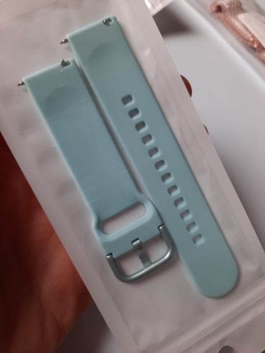 Pasek 20 mm niebieski, biały, czarny