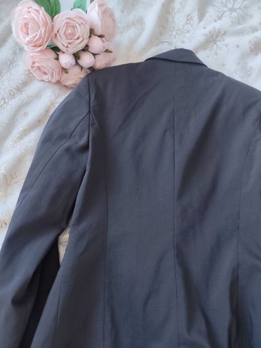 Brązowa czekoladowa marynarka ciemny brąz one dresscode s 36 m 38