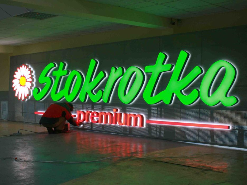 Litery Przestrzenne 3D LED. REKLAMY Podświetlane. Szyldy