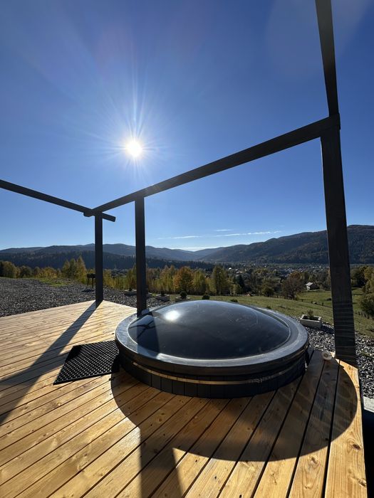 Відпочинок в Карпатах, Микуличин, чан джакузі