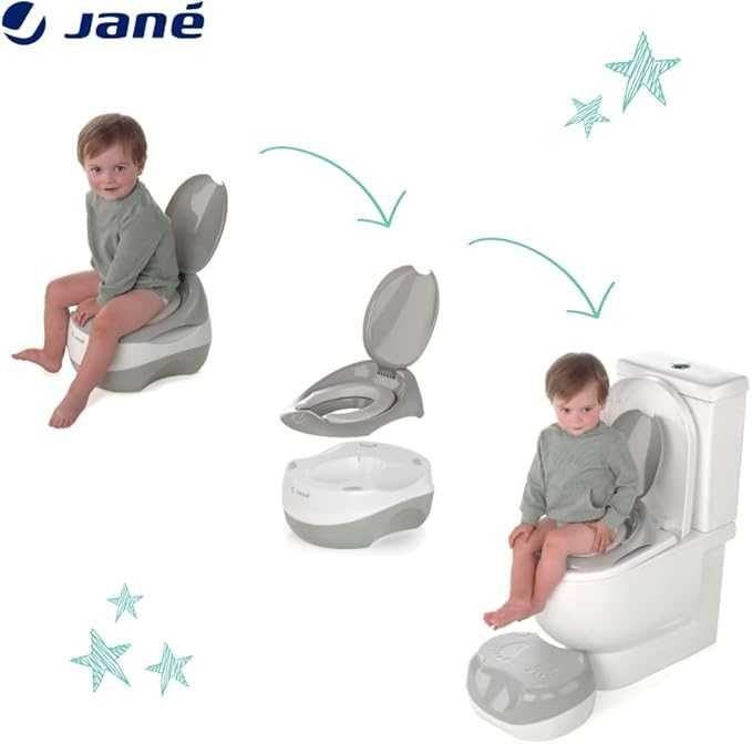Jané Penico Educativo 3 em 1, Redutor de WC, Elevador, dos 18 meses