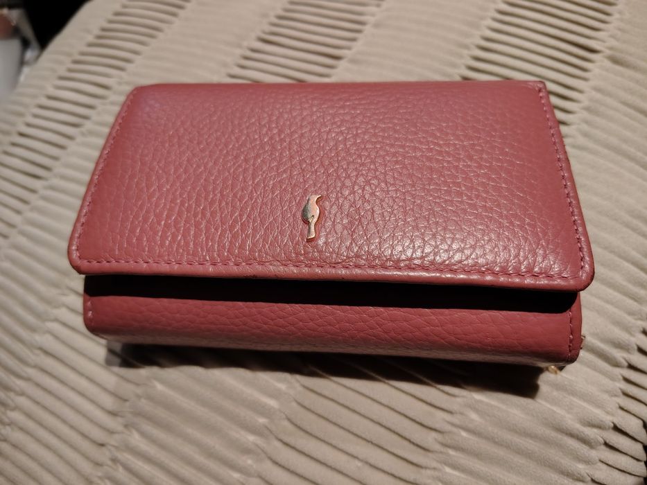 Portfel Ochnik Damski Malinowy