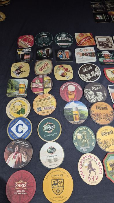 Podkladki do piwa czeskie
