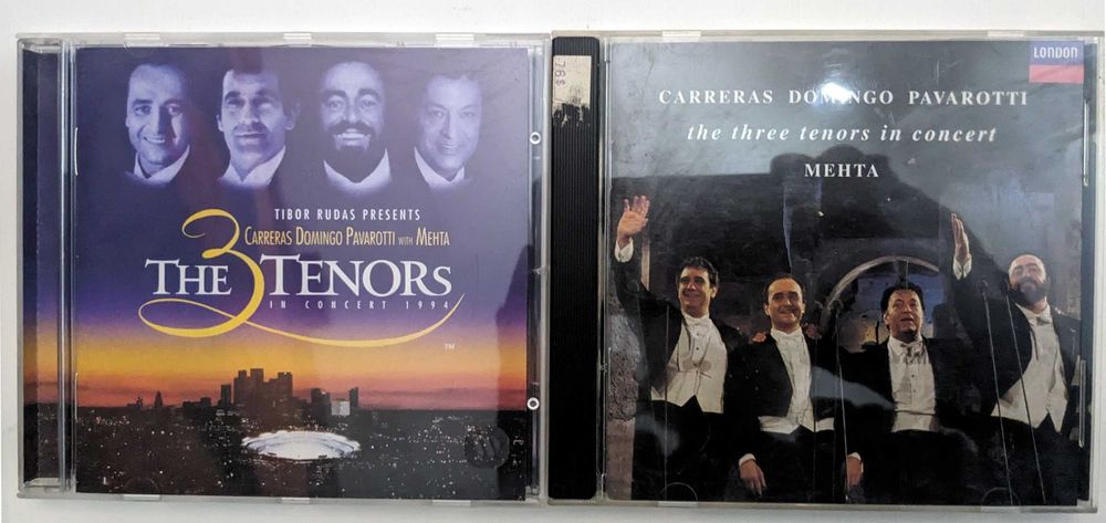 3 Tenors - dwie płyty - Carreras, Domingo, Pavarotti - dyr. Mehta
