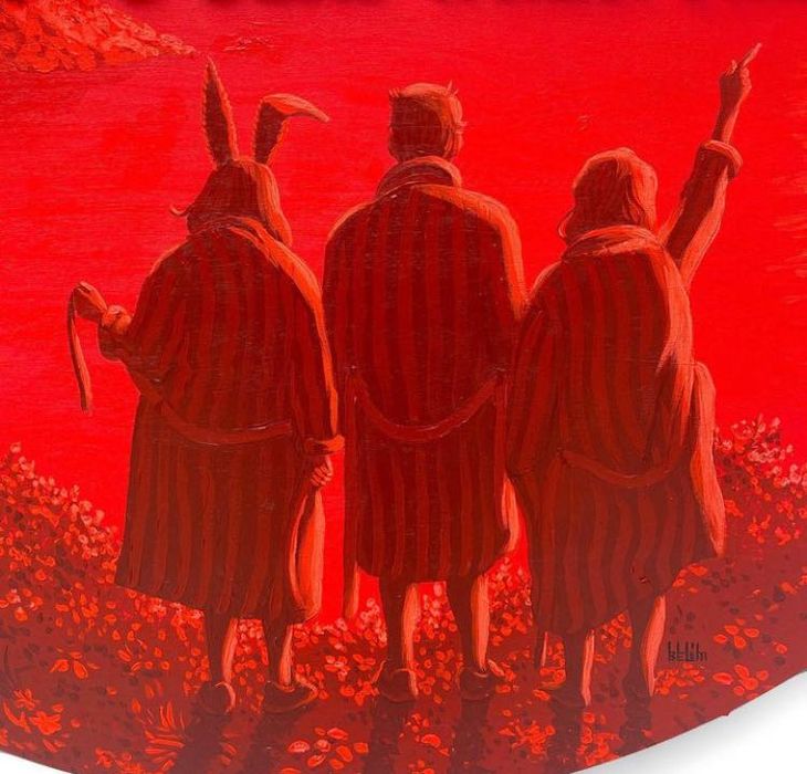 Pintura de Mário Belém - Don’t forget to clap when the sun sets