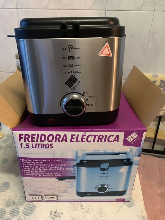 Fritadeira Elétrica 1,5L Nova