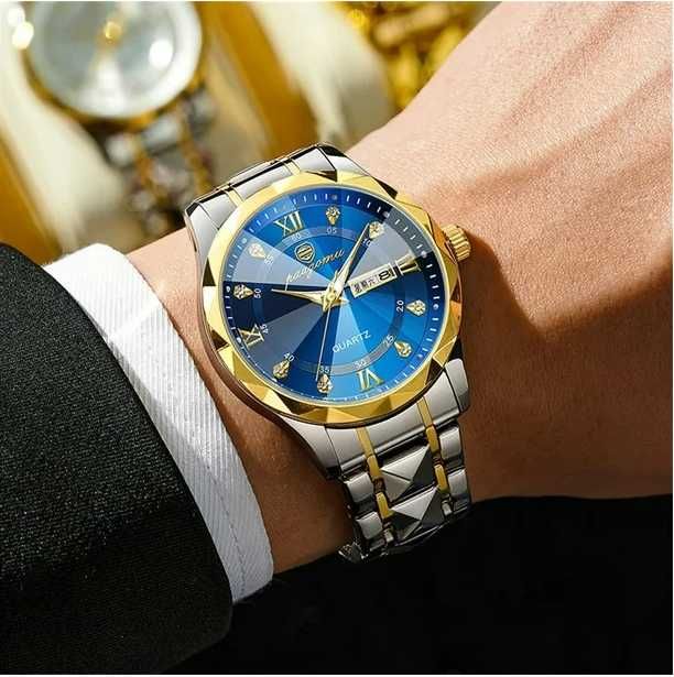 Relógio de pulso masculino Paazomu Quartz