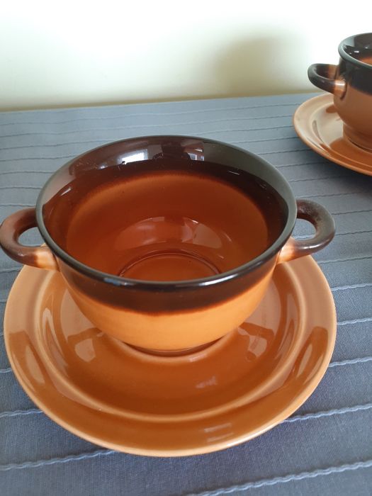 Bulionówki porcelit Pruszków czasy PRL