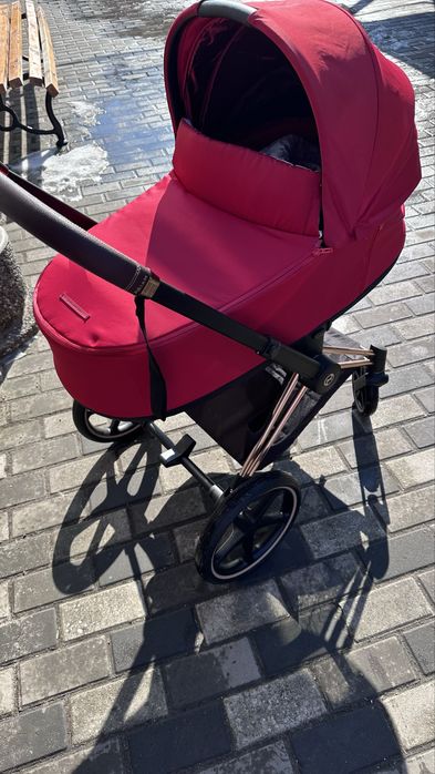 Продам візок cybex priam platinum 2 в 1 , шасі rose gold