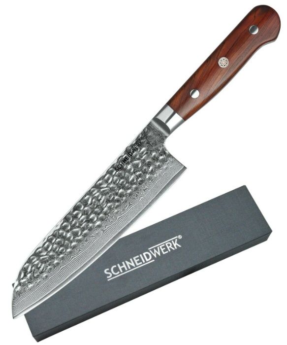 Nóż kuchenny SANTOKU z Damast DAMAST GERMANY li07