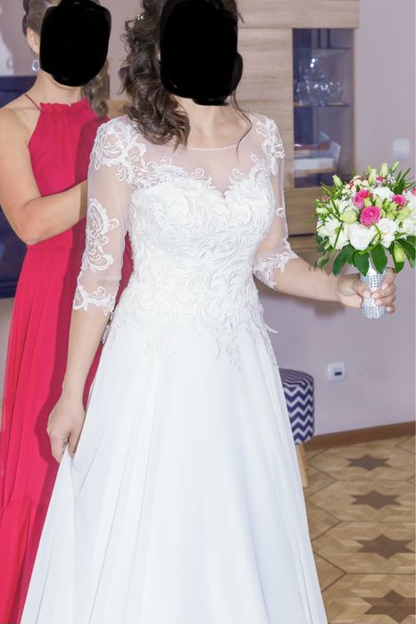 Cudowna suknia ślubna roz. 38 romantyczna
