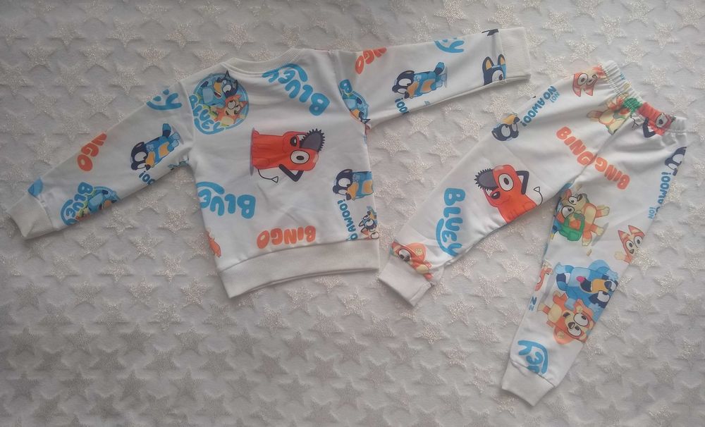 Dresy Bluey 98 komplet dresowy Blue i Bingo rozmiar 98 104