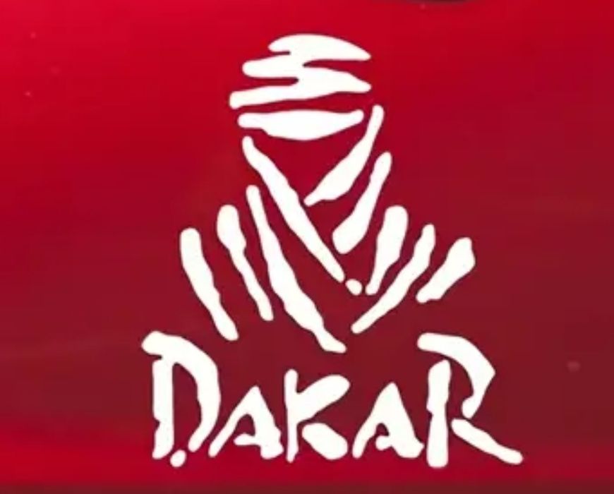 DAKAR - 40cm x 34cm - duża naklejka na ścianę auto kamper