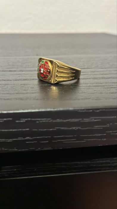 Anel cachicho homem bandeira portugal