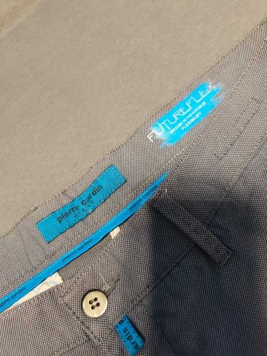 Pierre Cardin figure flex wygodne spodnie bawełniane 40/32