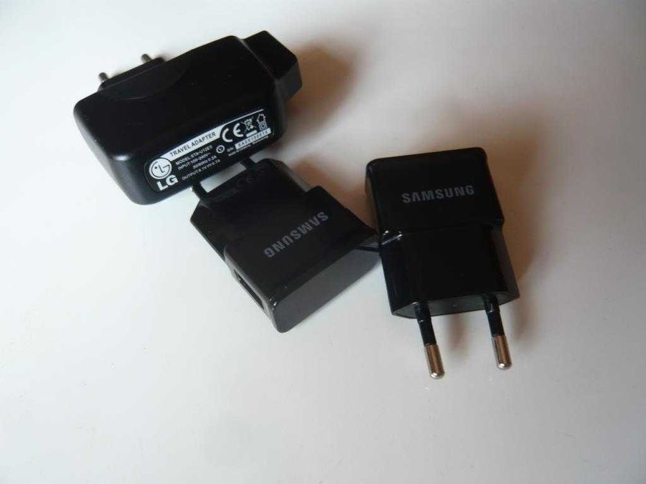 Carregadores LG e Samsung