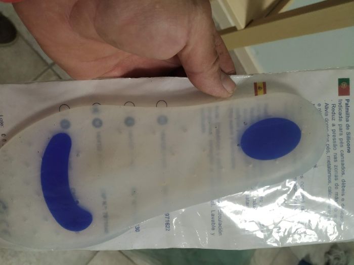 'Palmilha silicone M Orthia