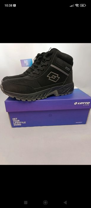 Buty zimowe męskie trekkingowe kozaki śniegowce r 42 Lotto