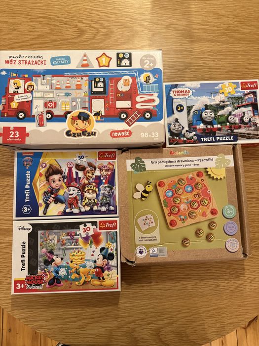 Puzzle i gra dla dziecka 2+