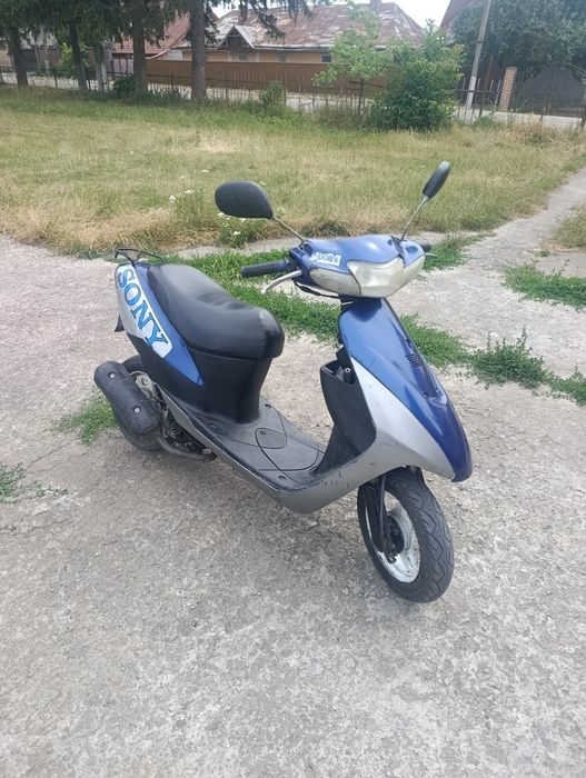 Скутер suzuki lets 2 new на ходу , мопед летс 2 .