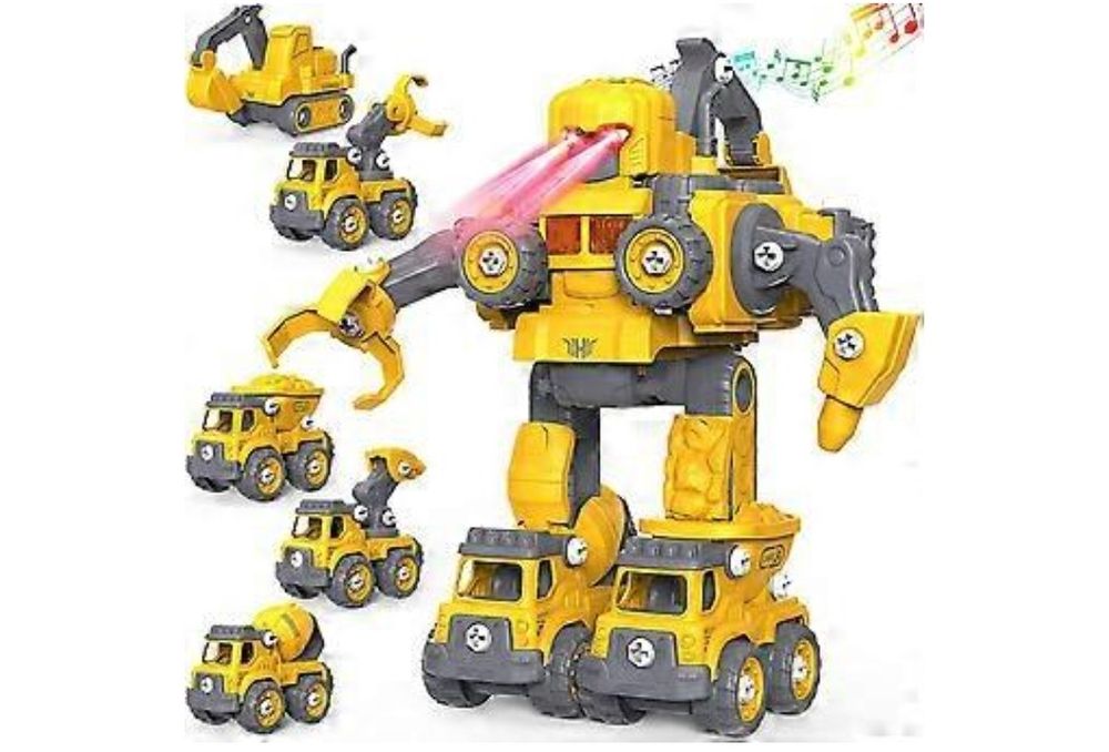 Zabawka Lexibook  ROBOTRUCK DIY 5-w-1 ROBOT kombinowany pojazd budowla