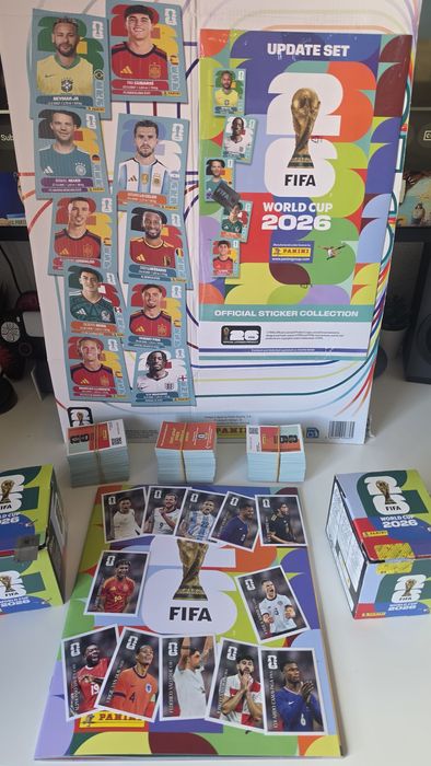 Caderneta Completa Panini Mundial 2026 + Extras
