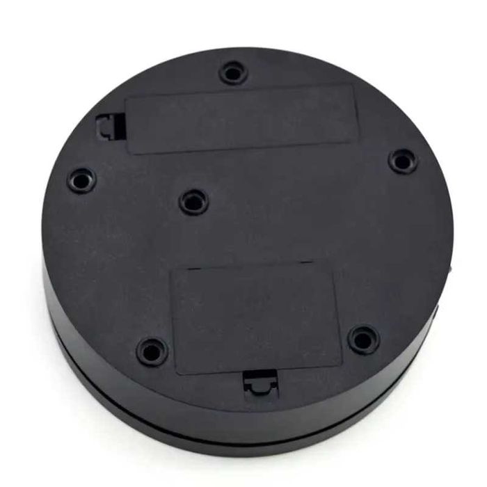 Suporte exibição giratório 360 g elétrico de 3 vel., bateria usb