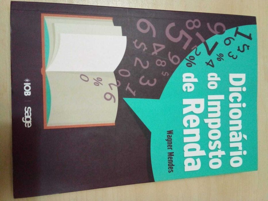 Livro Dicionário do Imposto de Renda - Wagner Mendes