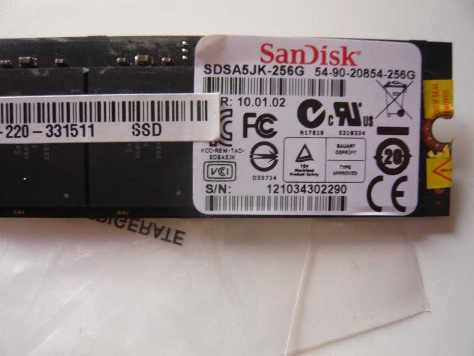 Disco SSD mSATA SanDisk 256GB
