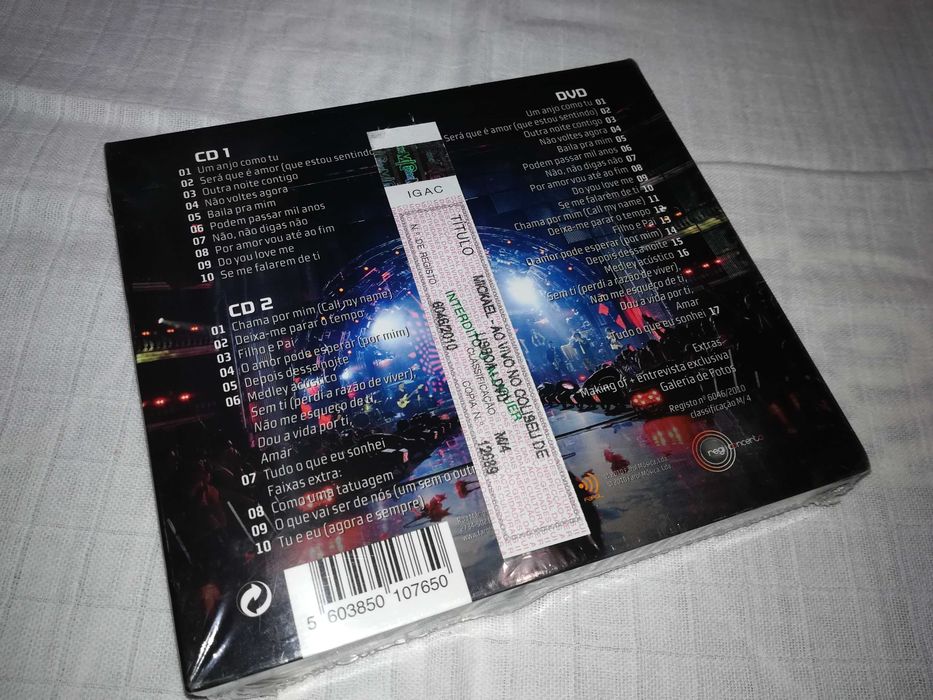 mickael carreira (ao vivo no coliseu de lisboa) ed especial 2CDs + DVD