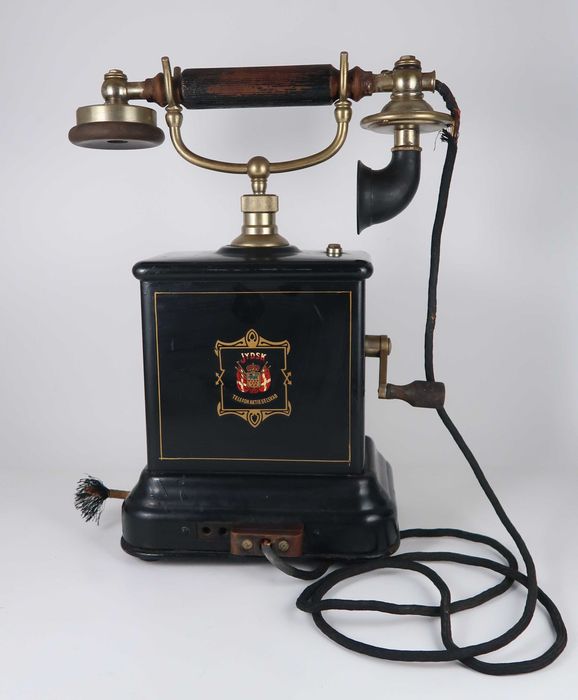 Telefone de manivela antigo Jydsk  1910/20´s