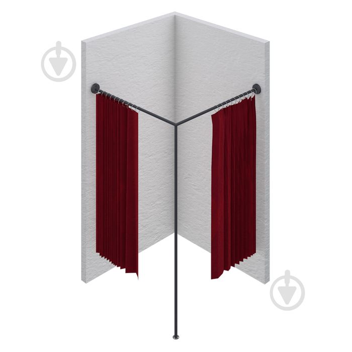 Стійка для одягу в стилі лофт, примірочна кабінка