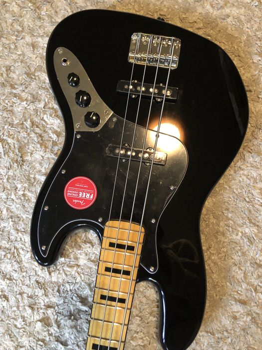 Бас-гитара SQUIER classic vibe '70s jazz BASS MN BLACK